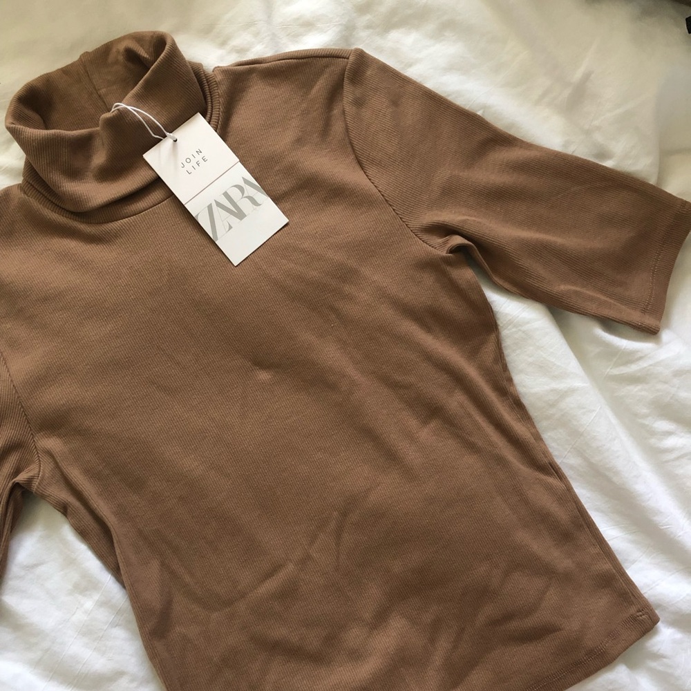 ZARA Ribbed Knit Top